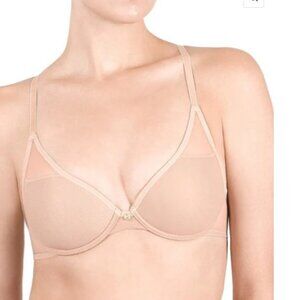 Natori Highlight Contour Underwire Bra Buff Padded T-Shirt Style 32D